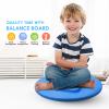 Kids Maze Balance Board - Wobble Trainer for Ski Surf Snowboard, Non-Slip Sensory Rocker Ages 3-12, Core Therapy & Skate Prep Ocean blue view 2