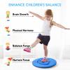 Kids Maze Balance Board - Wobble Trainer for Ski Surf Snowboard, Non-Slip Sensory Rocker Ages 3-12, Core Therapy & Skate Prep Ocean blue view 3