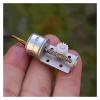 15BY 15mm 2-Phase 4-Wire Stepper electronic starter Stepping electronic starter Linear Screw Shaft Rod Block 13 Teeth Gear DIY Camera Monitor 15mm Stepper electronic starter AEVHBAMXN view 2