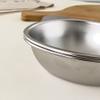 hzzsbu Stainless Steel Bowls for Kids, Cute Bear Kids Feeding Bowls Snacks Bowls, Unbreakable Soup Bowls Salad Bowls Metal Serving Dishes for Rice Noodle view 4