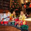 OCHIDO Christmas Train Set, Electric Train Set with Smokes, Lights and Sound, Toy Train Set for Under Christmas Tree, Christmas Tree Train Gifts for 3 4 5 6 7 8+ Year Old Kids view 4