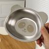 hzzsbu Stainless Steel Bowls for Kids, Cute Bear Kids Feeding Bowls Snacks Bowls, Unbreakable Soup Bowls Salad Bowls Metal Serving Dishes for Rice Noodle view 4