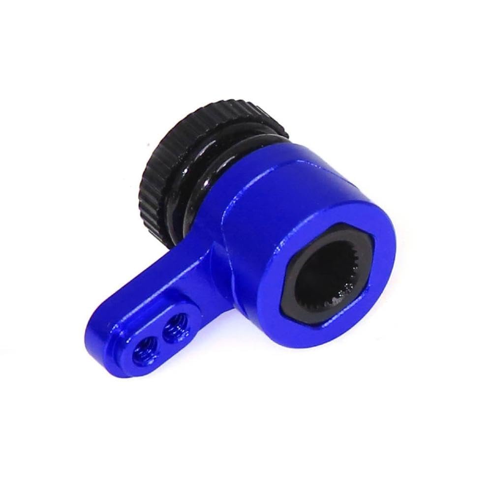CXDMGDSF 25T Servo Arm Servo Saver Set Compatible with 1/18 Scale RC Cars Like Grom GROM LMT Upgrade Parts Accessories Compatible with RC Car Models(Blue)