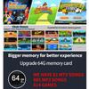 Double Dance Mat, Portable Wireless HDMI Somatosensory Game Mat, Yoga, Running, Aerobics Fitness Blanket, with 2 Controllers, 64G Memory Card Luxury Gift for Boy, Girl view 3
