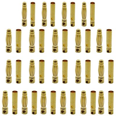 20 Pairs2.0-6.0mm Banana Plug Bullet Connector Adapter (20Pairs 3.0mm)