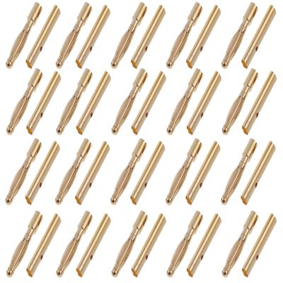 20 Pairs2.0-6.0mm Banana Plug Bullet Connector Adapter (20Pairs 2mm)