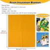 0.4 10 20 KV High Voltage Electric Shock Protection Mat, 31 x 39 in Reusable Insulation Tools for Electrician Safety, Commercial Electricity Overhaul Equipment with Portable Bag(Yellow Blanket+2pc Cli view 4