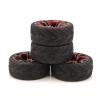BOQEXSS RC Car Wheel Tyre Kit for HPI for HSP 1/10 RC 12mm Hex Tires and Wheel Rim Hex for Racing On Road Car P8NKR Accessories view 4