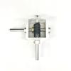 Angle Drive 1pcs 90 Degree Worm Gear Gearbox 1 to 10 1 to 20 Reduction Gearbox Angle Steering Device Right Angle Reversing Gearbox Gearbox Pinion(1:20 6mm in Shaft and 6mm Out Shaft) view 4