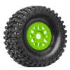 BOQEXSS RC Car Wheel Tyre Kit for ARRMA for Mojave 1/7 Off-Road Tires Wheels 4PCS 135 * 59mm 17mm Adapter RC Model Car Short Haul Truck Accessories(Green,B) view 2