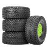 BOQEXSS RC Car Wheel Tyre Kit for ARRMA for Mojave 1/7 Off-Road Tires Wheels 4PCS 135 * 59mm 17mm Adapter RC Model Car Short Haul Truck Accessories(Green,B) view 3