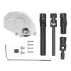 Aluminum Alloy RC Car Gear Box & Drive Shaft Set | Compatible for Axial SCX24 1/24 RC Cars | High - Performance Replacement for AXI00001 / AXI00002 | Sturdy & Rustproof (Silver) view 1