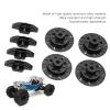 RC Brake Disc Aluminum Alloy | High Strength 1/10 Scale Upgrade Parts for Axial RBX10 | Metal Replacement for Remote Control Cars/Trucks | Lightweight & (Black) view 2