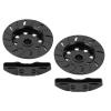 RC Brake Disc Aluminum Alloy | High Strength 1/10 Scale Upgrade Parts for Axial RBX10 | Metal Replacement for Remote Control Cars/Trucks | Lightweight & (Black) view 4