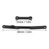 FRELEAN RC Steering Rod for SCX24 | Lightweight Aluminum Alloy Sturdy Tie Links | High Tightening Link for Axial AXI90081 / AXI00001 / AXI00002 | Easy Installation with 16 Accessories (Black) view 4