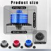 7075 Aluminum Differential Case with 45# Hardened Steel Differential Spur Gear and Bevel Gear, Diff Case and Gear Set Replacement for #54875 Upgraded Parts for 1/10 Tamiya XV02 TT02 TT02B RC Car Blue view 2