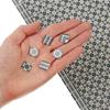 150 pcs, Dollhouse Flooring, 1:12 Scale Doll House Tiles, Miniature Checkerboard Floor, REDUCIO! (Gothic Mosaic) view 1