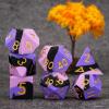 D&D Silicone Rubber Polyhedral Dice,Sharp Edges DND Dice Set 7pcs (D4, D6, D8, D10, D12, D20, D%) for Dungeons and Dragons, RPG, MTG for Ages 15 and Up view 2