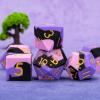 D&D Silicone Rubber Polyhedral Dice,Sharp Edges DND Dice Set 7pcs (D4, D6, D8, D10, D12, D20, D%) for Dungeons and Dragons, RPG, MTG for Ages 15 and Up view 3