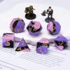 D&D Silicone Rubber Polyhedral Dice,Sharp Edges DND Dice Set 7pcs (D4, D6, D8, D10, D12, D20, D%) for Dungeons and Dragons, RPG, MTG for Ages 15 and Up view 4