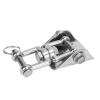 360 Degree Rotating Stainless Steel Swing Hook, Strong 1000lbs Load Bearing, Easy Installation for Hammock Chair Punching Bag, Indoor Outdoor Use with Stable Structure view 3