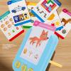 Alomejor Talking Flash Card Reader, Interactive English Card Reader with 55 Flashcards and Sound Book Design for Toddlers Preschool Education view 4