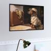 Dachshund Puzzle 500 Pieces Motivational Be Strong Be Brave Design Featuring a Cute Dachshund, Perfect for Dog and Puzzle Fans view 3