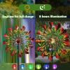 83in Metal Wind Spinners Outdoor Wind Spinner Outdoor Metal 360 Dual Direction Dual Rotors Kinetic Wind Spinners view 2
