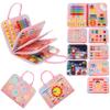 Soupost Busy Board for Toddlers, Montessori Sensory Toy with Fine Motor Activities, Travel Activity Book for Airplane and Car, Educational Learning Gift for Boys and Girls view 1
