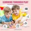 Soupost Busy Board for Toddlers, Montessori Sensory Toy with Fine Motor Activities, Travel Activity Book for Airplane and Car, Educational Learning Gift for Boys and Girls view 3