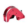 Aluminum 7075-T6 Alloy Oversized Transmission Gear Covers for Traxxas 1/6 Funco Pro Scale 2WD Sand Car 8S-109076-4 Upgrades - Red view 1