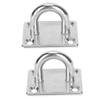 304 Stainless Steel Roof Mount Hooks | Heavy Duty Hammock/Yoga Ring/Sandbag Hanging Plate | Sturdy Swing Hook for Indoor & Outdoor Use | 8 Screws Included view 4