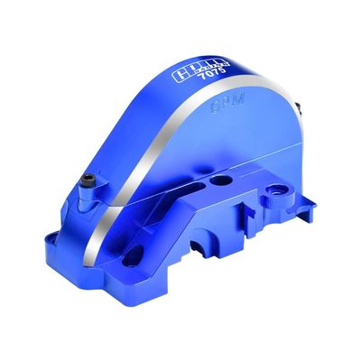 Aluminum 7075-T6 Alloy Oversized Transmission Gear Covers for Traxxas 1/6 Funco Pro Scale 2WD Sand Car 8S-109076-4 Upgrades - Blue