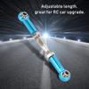 FRELEAN 6Pcs Aluminum Alloy Adjustable Push Rods | Turnbuckle Rod Linkage for RC Car Variants/Trucks/Buggies | 5 Colors, Easy Install & Sturdy Upgrade (Blue) view 2