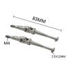 2PCS Steel Universal Joints CVD For MJX HYPER GO 14209 14210 H14BM 16207 16208 16210 H16 RC Car Upgrade Accessories(Silver) view 3