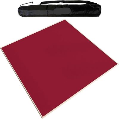 Table Mat for Mahjong Paigow Poker and Tile Game(Red,60 cm/23.62 in)
