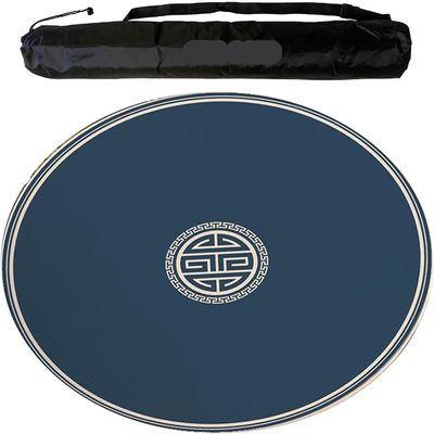 Round Mahjong Mat Thickened and Non-Slip Mahjong Table Cover(95cm/37.4in)