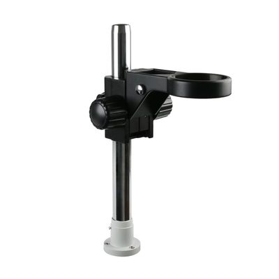 1pc Adjustable Stand Bracket 32MM Column 76mm Ring Holder for Binocular Trinocular Stereo Microscope(Black)