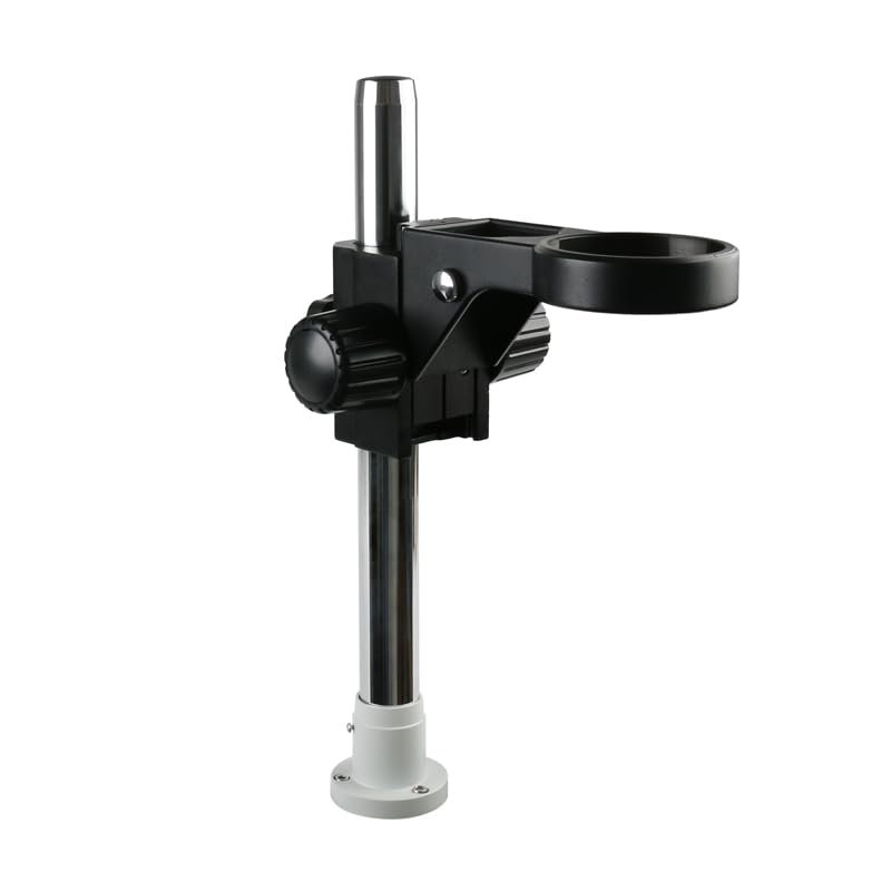 1pc Adjustable Stand Bracket 32MM Column 76mm Ring Holder for Binocular Trinocular Stereo Microscope(Black)