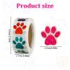 1000Pcs Dog Paw Stickers, Paw Print Sticker 1 Inch Self-Adhesive Glittery Puppy Stickers for Books Laptops Bottles Envelope DIY Crafts Supplies view 2