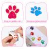 1000Pcs Dog Paw Stickers, Paw Print Sticker 1 Inch Self-Adhesive Glittery Puppy Stickers for Books Laptops Bottles Envelope DIY Crafts Supplies view 3