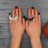 NUOBESTY 50pcs Halloween Bat Rings Luminous Plastic Rings for Kids Halloween Party Favors view 4