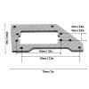 Alomejor RC Car Axle Servo Mount Stand with Superior Performance for Axial SCX10 Pro 1/10 RC Crawler view 3