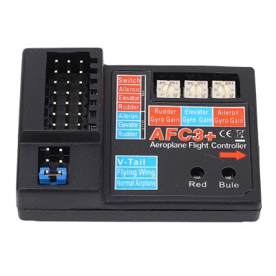 Walfront AFC3 3 Axes Gyro RC Fixed Wing Aircraft Controller for All RC Systems Full Time Controller with LED Display 4-6V DC