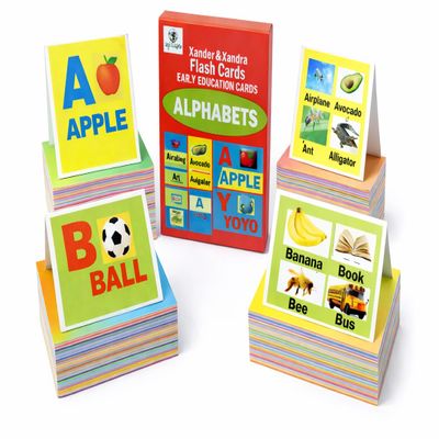 Alphabet Flash Cards for Toddlers | Award-Winning | ABC Flashcards for Baby & Kids|ABC Cards Kindergarten || Large A-Z Learning Letter Animal Color Flashcard for Ages 1-6