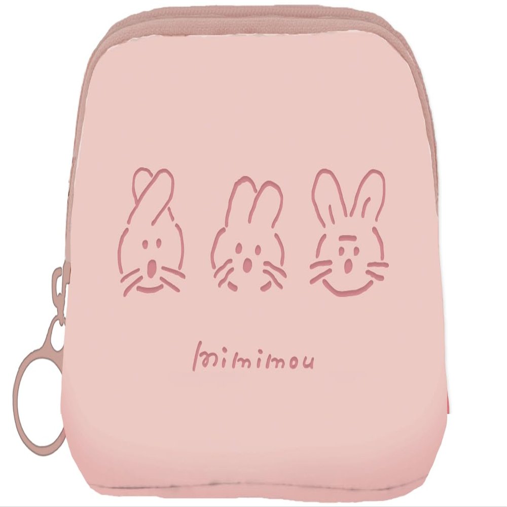 (Q-LiA) Girls' Tissue Pouch, Bunny