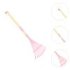 Gralara Children's Gardening Tool Set for with Pink Design for Ages 6+, Leaf Rake view 4