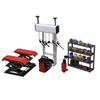 Xenotrix 1/18 Lift and Tire Changer Model Set, DIY Car Repair Shop and Custom Shop Scene, Exquisite Decorative Item, Perfect As a view 1
