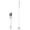 2pcs Cup Lid Cleaning Brush Set, Gap Cleaner & Straw Brush Multifunctional Portable Bottle Cleaning Kit for Baby Bottle Water Cups Sippy Cup Teapot Spout view 1