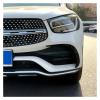 LPWMCFKP Car Front Bumper Spoiler Air Vent Outlets Compatible for Mercedes Benz GLC X253 GLC260 GLC300 2020 2021 (Carbon) ABS Trim Cover Parts view 2